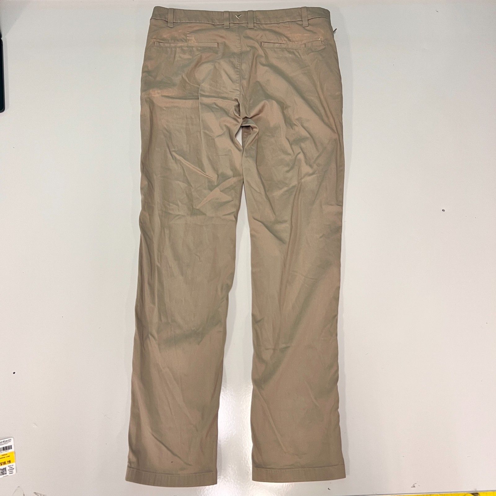 Birddogs Pants Mens 36x34 Khaki Tan Stretch Chino Zip Pocket — image 2 of 8